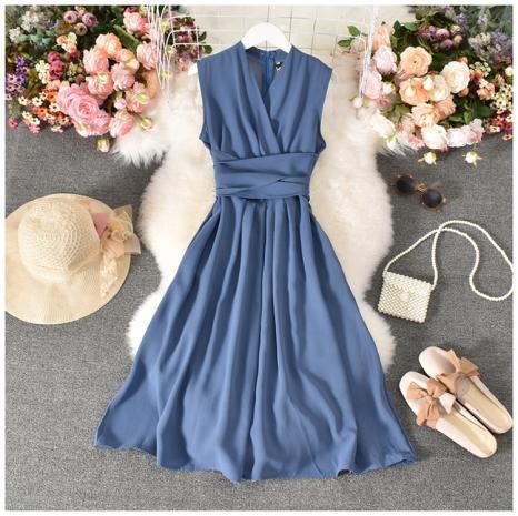sd-17311 dress-denim blue